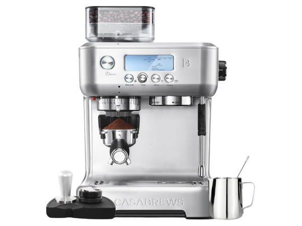 CASABREWS 5700Pro espresso machine with built-in grinder and milk frother
