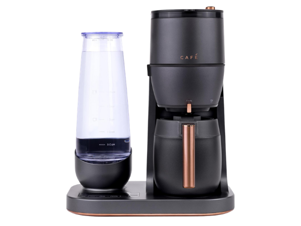 Café Specialty Grind and Brew Coffee Maker with built-in burr grinder