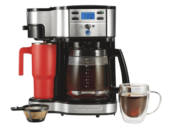 Hamilton Beach 2-Way Brewer coffee maker with 12-cup carafe