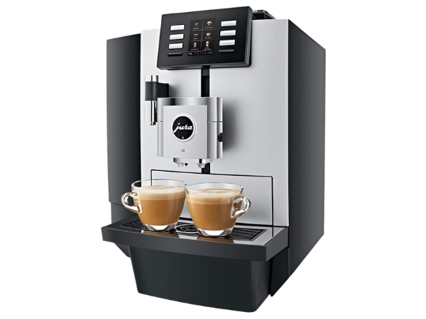 JURA X8 automatic espresso machine in black