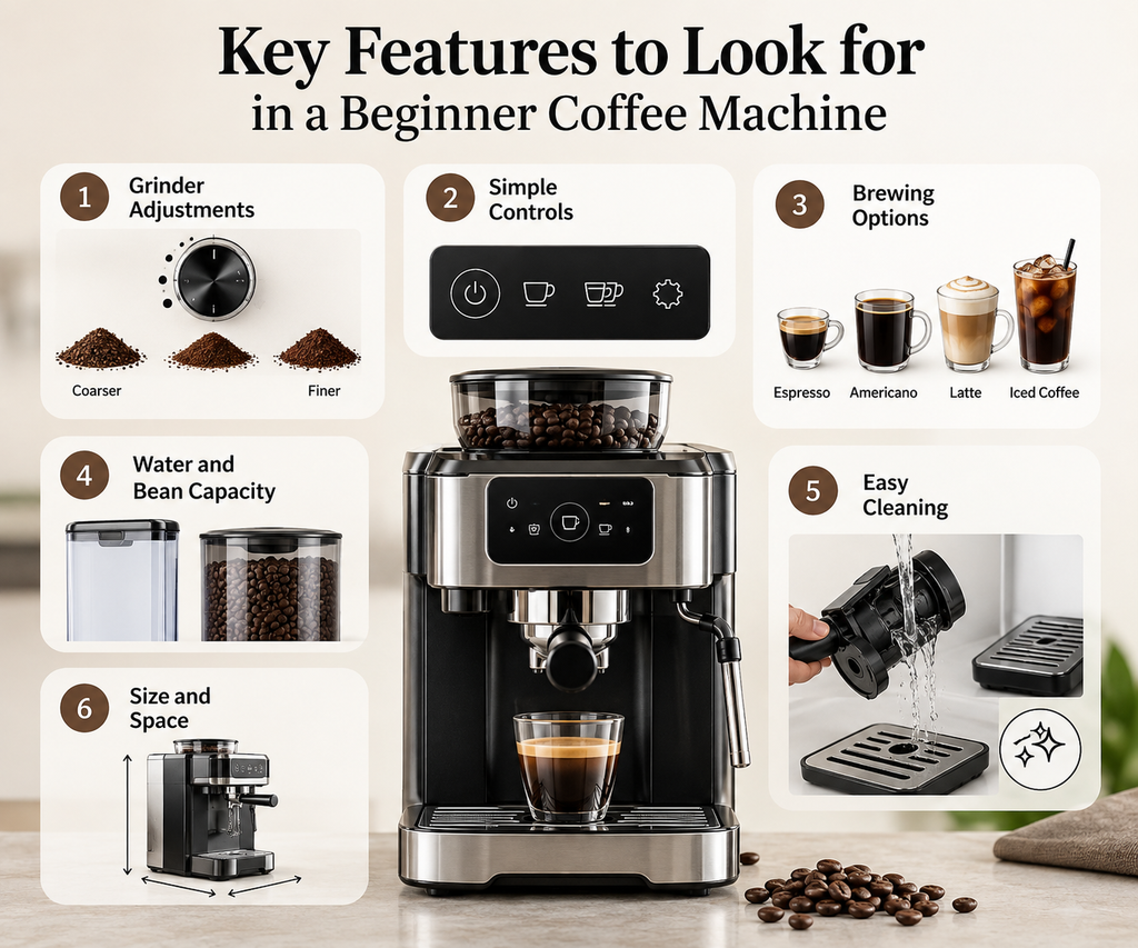 Key Features to Look for in a Beginner Coffee Machine
