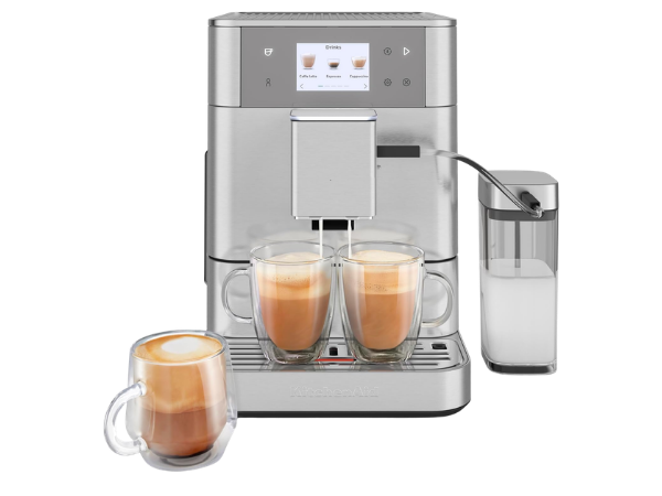 KitchenAid KF7 fully automatic espresso machine with built-in grinder