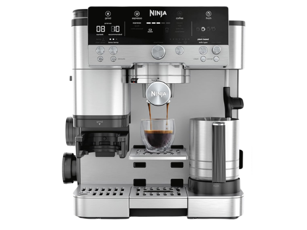Ninja Luxe Café Premier 3-in-1 espresso, drip coffee, and cold brew machine with built-in grinder