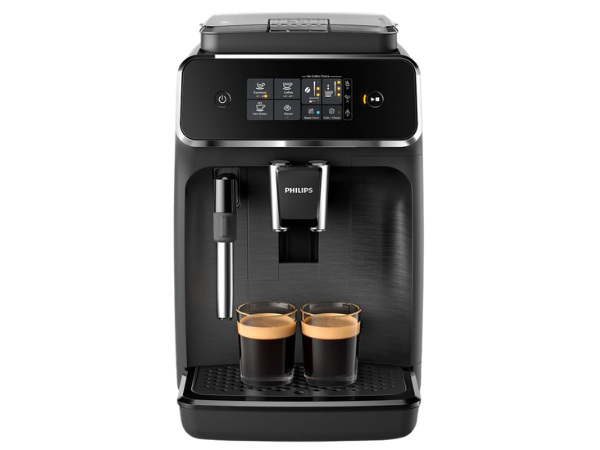 Philips 2200 Series fully automatic espresso machine with ceramic grinder and classic milk frother