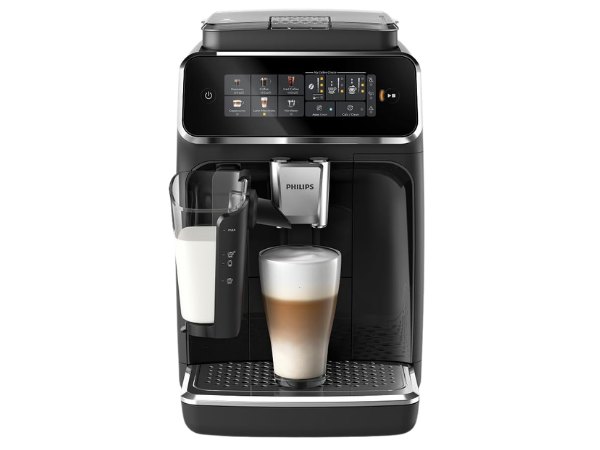 Philips 3300 Series LatteGo fully automatic espresso machine with ceramic grinder