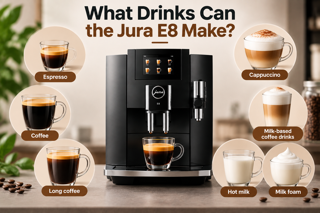 What Drinks Can the Jura E8 Make